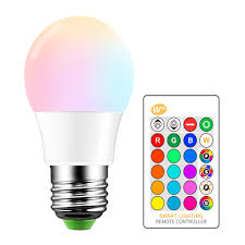 E27 Led 16 Color Changing Rgb Magic Light Bulb Lamp 85 265v 110v 120v 220v Rgb Led Light Spotlight Ir Remote Control Led Night Lights Aliexpress