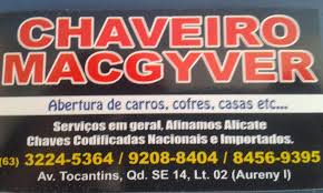 Chaveiro Adjair MacGyver 24h