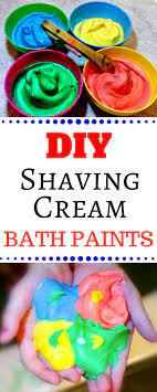 1/4 cup plaster of paris; Diy Homemade Bath Paint Recipes Without Cornstartch Shaving Cream And More Diy Shaving Cream Bath Paint Diy Bath Products