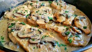 Creamy Sherry Chicken And Mushrooms Bacon Vodka Recipe Sherry Chicken Recipe Chicken Recipes Tuscany Chicken Recipe