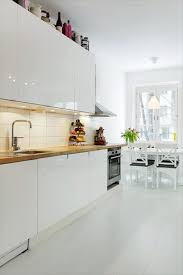 Maybe you would like to learn more about one of these? White Gloss Kitchen Wood Floor Novocom Top