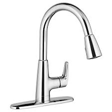 The hidden beauty of this american standard faucet is the incredible ease of installation. American Standard Colony Pro 1 Handle Deck Mount Pull Down Residential Kitchen Faucet With Pull Down Spray Chrome 1332100 Rona