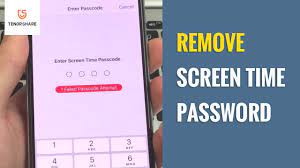 What is screen time password? How To Remove Screen Time Password Youtube