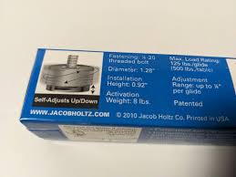 Pack of 4 Jacob Holtz Super Level Table/Chair Self-Adjusting Glides