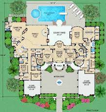 Browse big, small, simple, nice, 2000 sq ft, cheap to build, 3 bedroom & more blueprints! Luxury Style House Plans 9253 Square Foot Home 2 Story 4 Bedroom And 5 Bath 5 Garage Stalls By House Plans Mansion Luxury Floor Plans Mansion Floor Plan