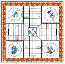 Parchis De Los Pitufos Plantilla Gratuita Para Descargar E Imprimir Que Deberas Completar Pintar Y Finalmente Ponerte A Pitufos Fichas Plantillas Gratuitas