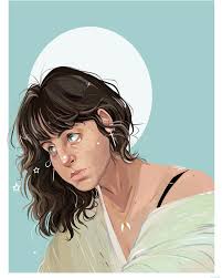 I usually do a self portrait around my birthday, looks like I forgot last  year and I'm 3 months early this year. swipe for 2023's and a silly one  from like 2016.