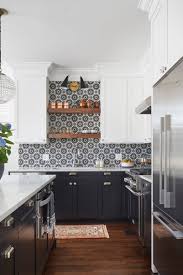 Black And White Moroccan Tile Backsplash Moroccan Alhambra Backsplash Tile In 2020 Kitchen Design Color Home Decor Kitchen Kitchen Renovation