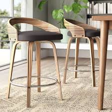 Langley Street Wright Bar Counter Swivel Stool Reviews Wayfair In 2020 Bar Stools Kitchen Island Counter Height Bar Stools Stools For Kitchen Island