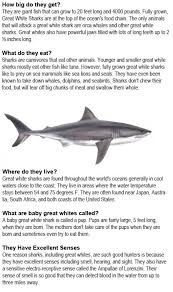 Let us learn more such great white shark facts in this article today. Great White Shark Facts For Kids Childhood Education Shark Facts Great White Shark Facts Shark Facts For Kids