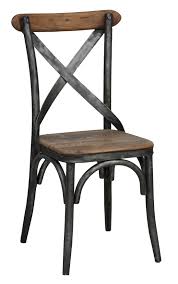 Available in butternut or espresso finish. Birch Lane Abe Cross Back Side Chair In Oak Brown Reviews Wayfair
