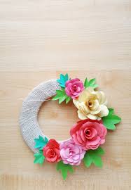 Check spelling or type a new query. Diy Paper Roses And A Cool Paper Flower Spring Wreath