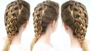 And tie the hair up. 5 Strand Loop Braid Braided Hairstyles Braidsandstyles12 Youtube