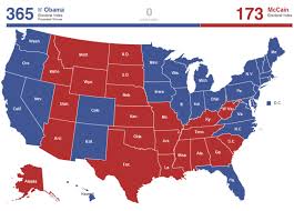 Maps Of The 2008 Us Presidential Election Political Maps