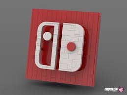 It's similar in style to the wii and nintendo eshop logos. Lego Moc Nintendo Switch Logo 2nd Version By Napos2600 Rebrickable Build With Lego