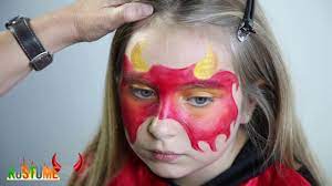 Da dürfen latex hörner und rote kontaktlinsen natürlich nicht. Tutorial Kinderschminken Teufel Youtube