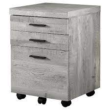 Maybe you would like to learn more about one of these? Monarch Specialties Filing Cabinet 3 Drawer Grey Wood Grain On Castors The Home Depot Canada