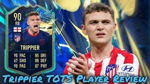 Sbc kieran trippier tots is available in fifa 21. Tots Trippier Review 90 Tots Kieran Trippier Player Review Fifa21 Ultimate Team Youtube