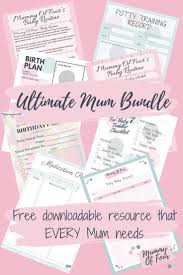 A Free Printable Set Of Resources To Help Mums Get Organised