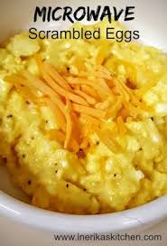 Creamy Microwave Scrambled Eggs Scrambled Eggs Recipe Microwave Scrambled Eggs Microwave Recipes