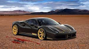 Ferrari 488 Gtb Rendered With Custom Gold Wheels Carscoops Ferrari 488 Ferrari Super Cars