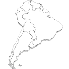 To print out a black and white coloring sheet, use the eraser to remove all the colors in the picture, and click the printer icon! Best Photos Of South America Coloring Pages South America Map Coloring Home