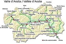 È adatta, infatti, al riconoscimento dei principali elementi. Valle D Aosta Wikipedia