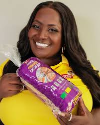 Tag us in your selfies with your Miss Birdie Cinnamon Raisin Loaf and let's  see if you can beat Aunty @donna_gowe 's radiant smile 😍💜 ⁣ ⁣ ⁣ ⁣  #MissBirdie #MissBirdieCinnamonRaisinLoaf #CinnamonRaisinLoaf #ItsSwirlyGood