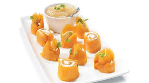 Bouchees De Saumon Fume A La Poire Recipe Food Tapas Appetizer Recipes