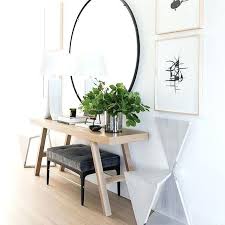 Hallway Mirror And Table Alluring Round Hallway Table With Best Entry Mirror Ideas On Front Entrance Ways Apartment Entrance Hallway Mirror Hallway Decorating