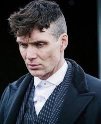 The peaky blinders haircut is raging onto the men's hair scene. Thomas Shelby Peaky Blinders Hair Tommy Shelby Hair Peaky Blinder Haircut