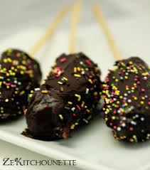 Brochettes Bananes Chocolat Zekitchounette