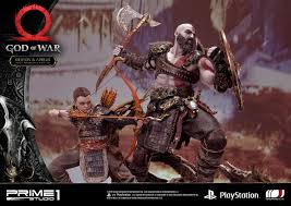 ゴッド オブ ウォー 主人公クレイトスとその息子アトレウスが1 4スケールのハイエンド フィギュアで登場 インディー