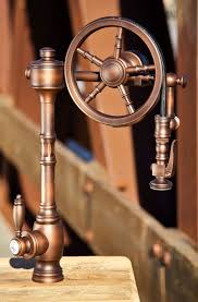 wheel pull down kitchen faucet