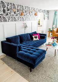 Here is a guide on how to decorate with this sofa. 25 Stunning Living Rooms With Blue Velvet Sofas