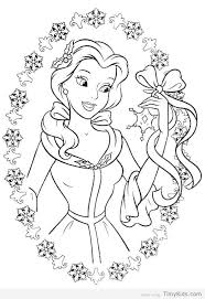 Disney princess christmas coloring pages. Disney Princess Belle Christmas Coloring Pages Rapunzel Coloring Pages Disney Princess Coloring Pages Belle Coloring Pages