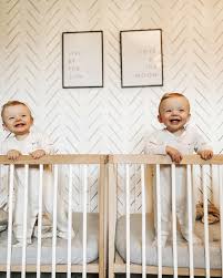 Wall art for baby boy nursery. Monogram Set Of 2 Baby Birth Details Twins Nursery Art Chevron Wall Art Baby Boy Nursery Baby Girl Nursery Art Collectibles Prints Kromasol Com