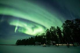Green northern lights, aurora borealis. The Dancing Northern Lights Reuters Com