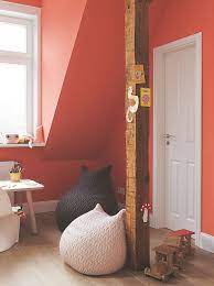 Inspiration Orange Weckt Kreativitat Orangene Wandgestaltung Im Kinderzimmer Wohnenmitfarbe Feine Farben Alpina Farben Kinder Zimmer