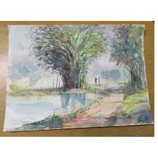 Prasarana memaklumkan kemalangan melibatkan tren bernombor 40 dan 81. Malaysia Kelantan Village View Original Hand Drawing Watercolor Painting Nawi Sign Lukisan Cat Air Kampung Design Craft Artwork On Carousell