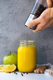 How to make turmeric shot you need just 4 ingredients and a blender: Ginger Turmeric Shots Juicer Recipe Bright Eyed Baker