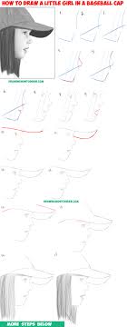 The vertical center line of the face will be important for this step. How To Draw A Realistic Cute Little Girl S Face Head From The Side Profile View Step By Step Drawing Tutorial For Beginners How To Draw Step By Step Drawing Tutorials