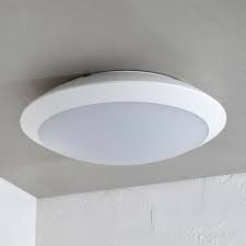 Shop indoor & outdoor lighting styles! Naira Led Outdoor Ceiling Lamp White No Sensor Lights Co Uk