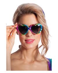 Darum haben wir ein super extra für euch: Regenbogen Herz Brille Kostumzubehor Horror Shop Com