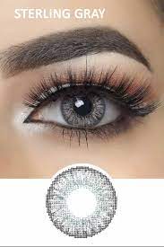 Check out how i change up my eye colour in seconds!the contact lens. Sterling Gray Color Eye Lenses Colored Makeup Lens Case Last 1 Year Walmart Com Walmart Com
