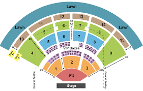 Pnc Music Pavilion Seating Chart Charlotte