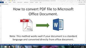 How To Save Pdf File To Microsoft Word Document Microsoft Word Document Microsoft Words