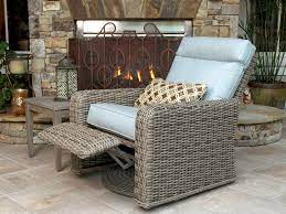Ebel Laurent Wicker Lounge Set Reclining Outdoor Chair Outdoor Recliner Outdoor Furniture