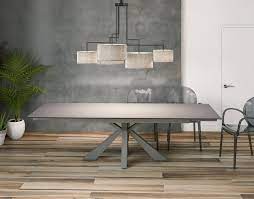 In addition to the great selection turk furniture ottawa includes custom ordering and professional delivery. Dining Table Ottawa Argile Ceramics Taupe Grey Lacquered Steel 190 270x100x76 Cm Dt040ar