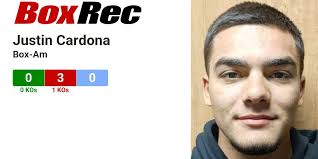 BoxRec: Justin Cardona